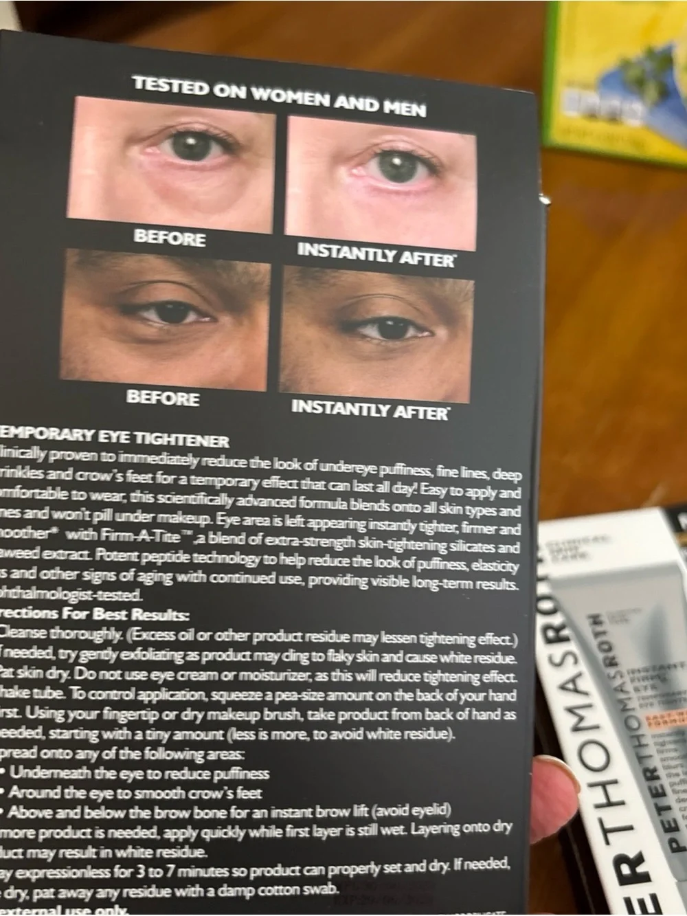 2x Peter Thomas Roth Instant Firmx Eye Cream - new